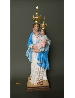 Statua Madonna con le Corone cm45