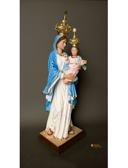 Statua Madonna con le Corone cm45