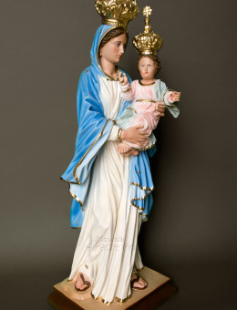 Statua Madonna con le Corone cm45