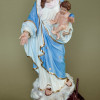 Statua Madonna dei pescatori, sulla roccia 40cm