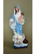 Statua Madonna dei pescatori, sulla roccia 40cm