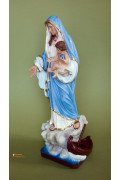 Statua Madonna dei pescatori, sulla roccia 40cm