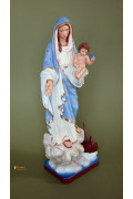 Statua Madonna dei pescatori, sulla roccia 40cm