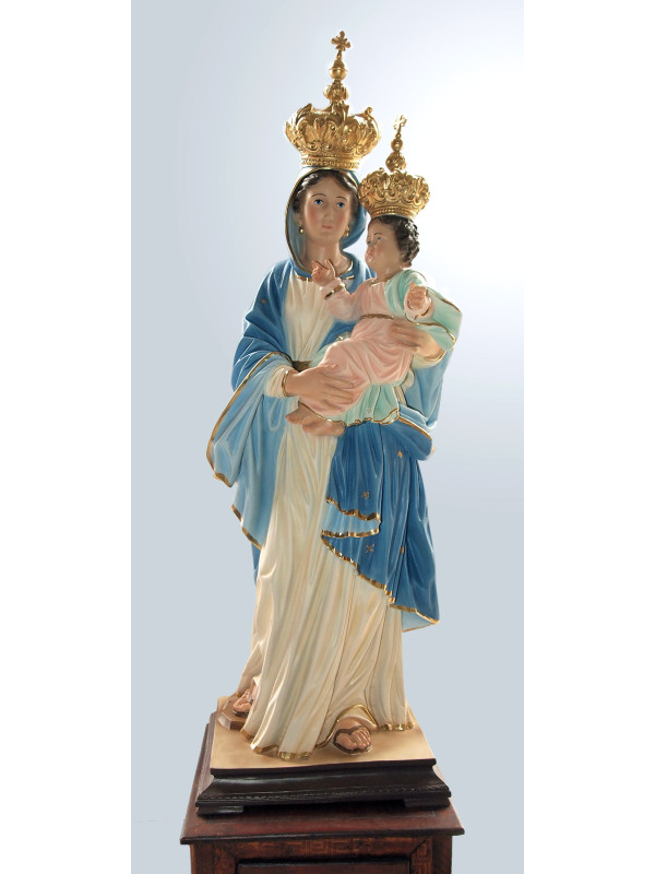 Statua Madonna con le Corone cm75