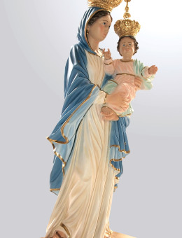 Statua Madonna con le Corone cm75