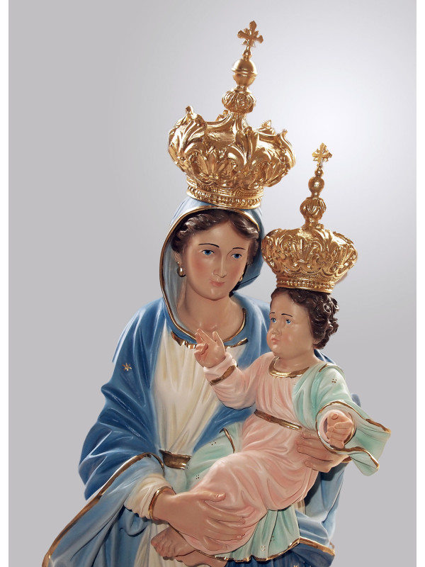 Statua Madonna con le Corone cm75