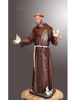 Statua San Francesco d'Assisi 140cm