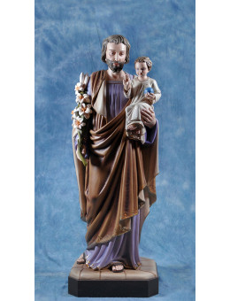 Statua San Giuseppe con Gesù bambino 180cm
