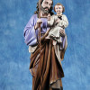 Statua San Giuseppe con Gesù bambino 85cm
