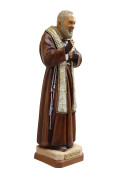 Statua Padre Pio Benedicente colorata 30cm