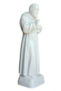 Statua Padre Pio Benedicente effetto Capodimonte 30cm