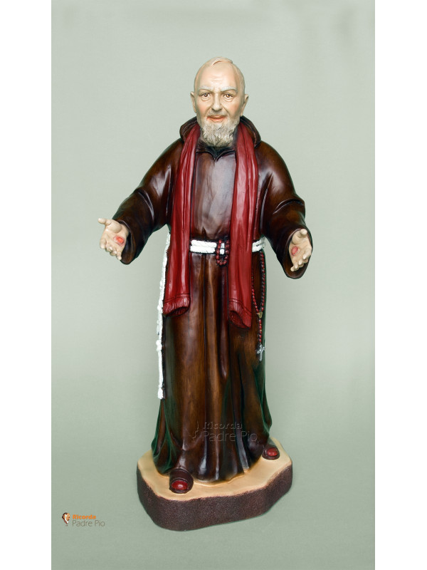 Statua Padre Pio accogliente 50cm
