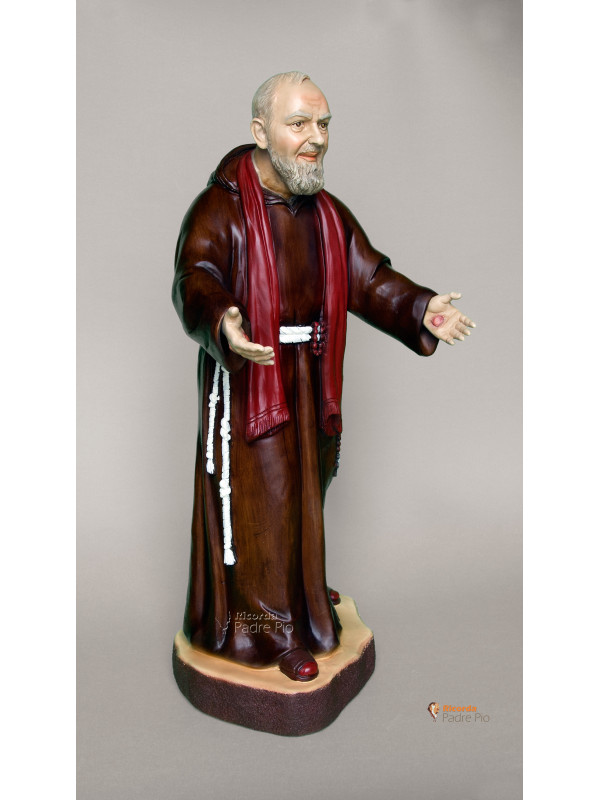 Statua Padre Pio accogliente 50cm