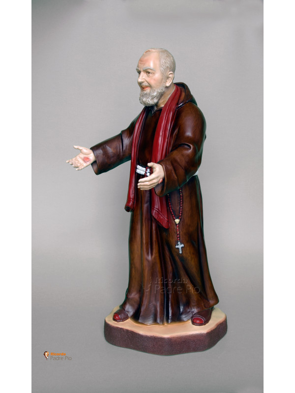 Statua Padre Pio accogliente 50cm