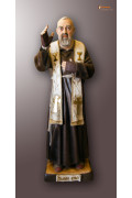Statua Padre Pio Benedicente con stola 180cm