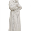 Statua Padre Pio Benedicente effetto Capodimonte 50 a 110cm