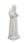 Statua Padre Pio Benedicente effetto Capodimonte 50 a 110cm