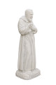 Statua Padre Pio Benedicente effetto Capodimonte 50 a 110cm