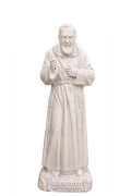 Statua Padre Pio Benedicente effetto Capodimonte 50 a 110cm