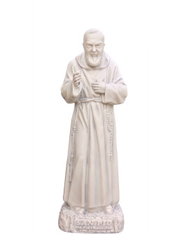 Statua Padre Pio Benedicente effetto Capodimonte 50 a 110cm