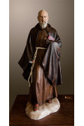 Statua Padre Pio con mantello, 85cm e 130cm