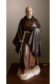 Statua Padre Pio con mantello, 85cm e 130cm