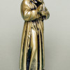 Statua Padre Pio Benedicente bronzata 20cm