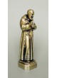 Statua Padre Pio Benedicente bronzata 20cm