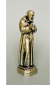 Statua Padre Pio Benedicente bronzata 20cm