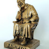 Statua Padre Pio seduto 22cm