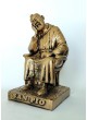 Statua Padre Pio seduto 22cm