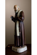 Statua Padre Pio Benedicente con stola color 78cm
