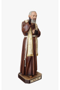 Statua Padre Pio Benedicente con stola color 92cm