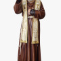 Statua Padre Pio Benedicente con stola color 92cm
