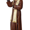 Statua Padre Pio Benedicente con stola color 92cm