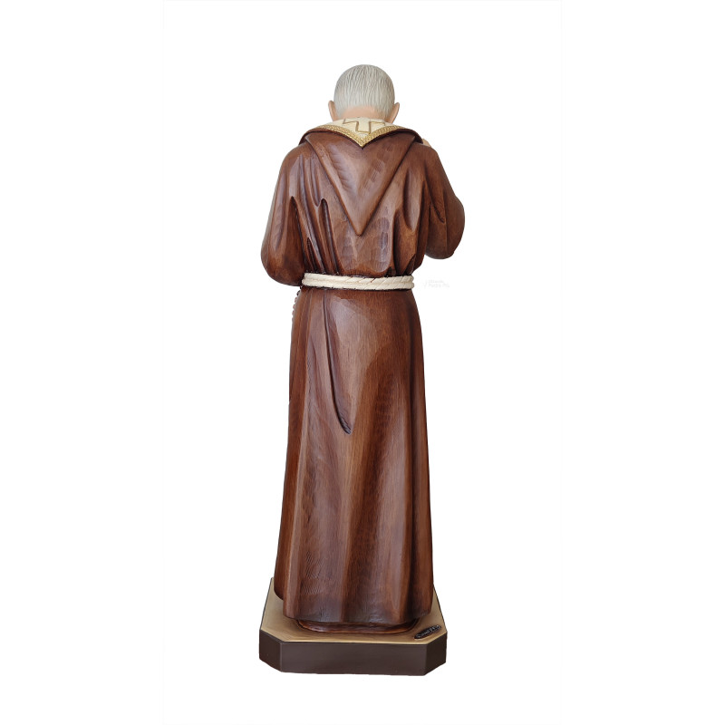 Statua Padre Pio Benedicente con stola color 92cm