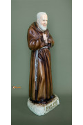 Statua Padre Pio Benedicente colorata 50cm