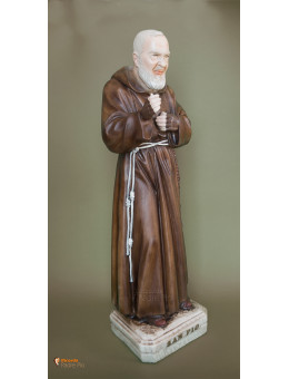 Statua Padre Pio Benedicente colorata 60cm