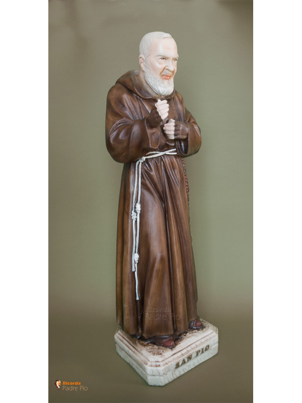 Statua Padre Pio Benedicente colorata 60cm