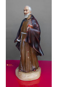 Statua Padre Pio con mantello, 50cm