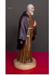 Statua Padre Pio con mantello, 50cm