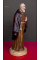 Statua Padre Pio con mantello, 50cm