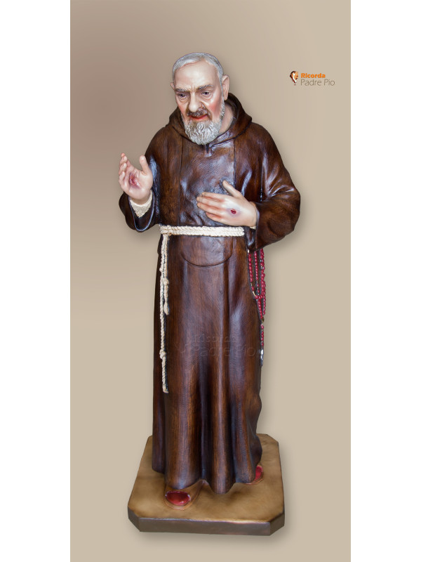 Statua Padre Pio Benedicente 120cm