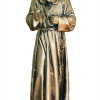 Statua Padre Pio Benedicente bronzata 30cm