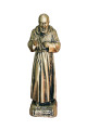 Statua Padre Pio Benedicente bronzata 30cm