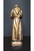 Statua Padre Pio Benedicente bronzata 30cm