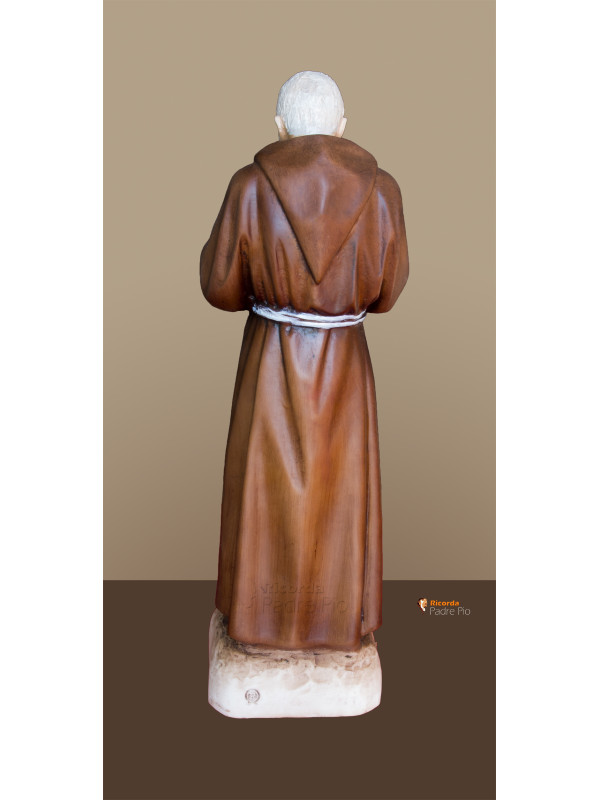 Statua Padre Pio Benedicente colorata 30cm