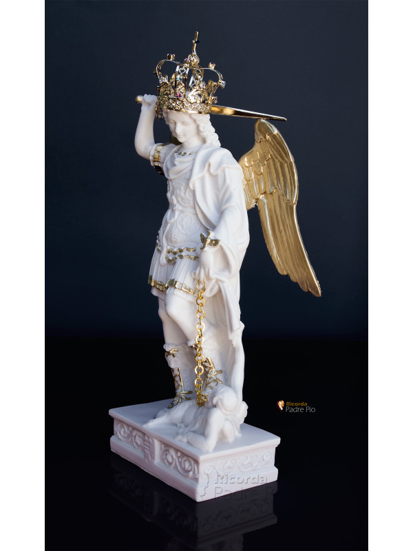 Statua San Michele Arcangelo 27cm
