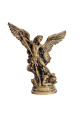 Statua San Michele Arcangelo Bronzato 40cm