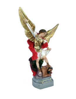 Statua San Michele Arcangelo Resina col. 20cm